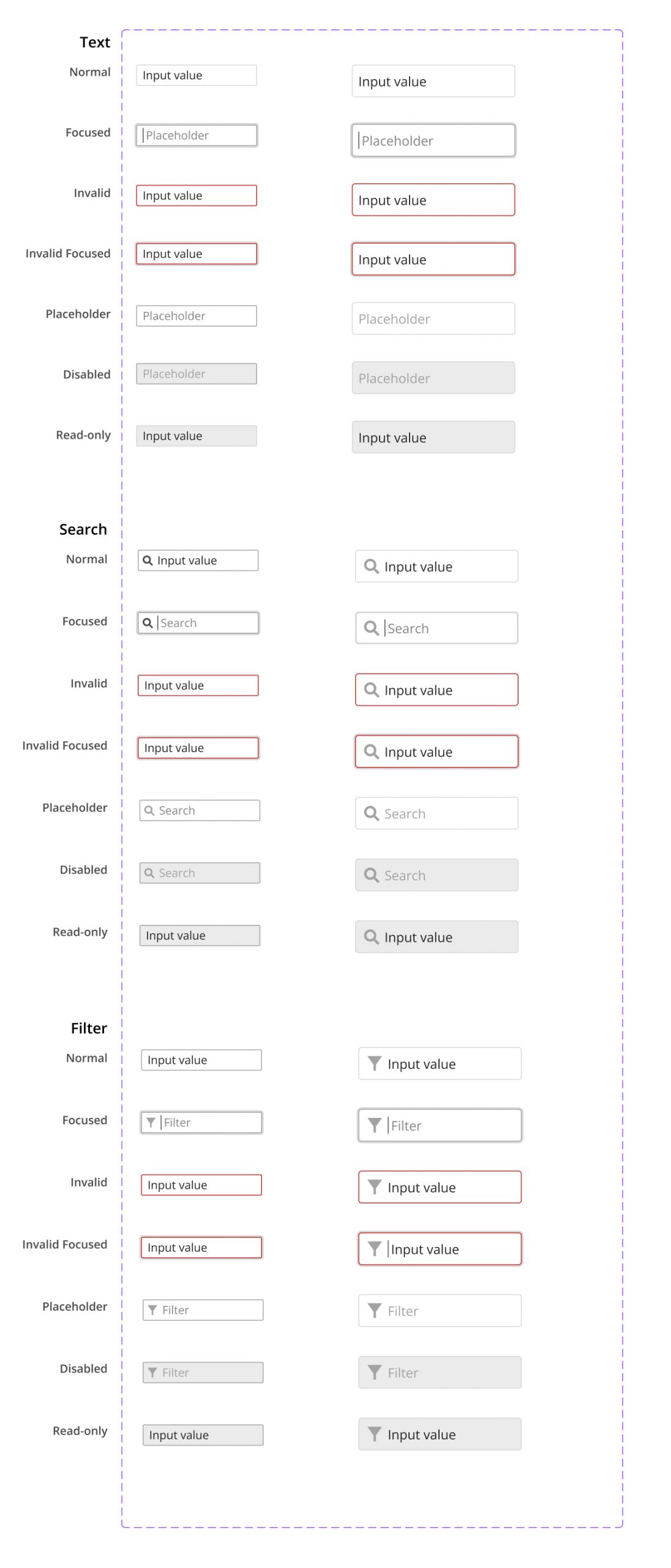 Design System Input Field Component