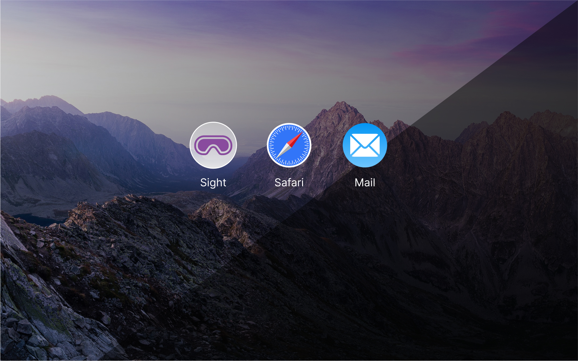 Vision Pro Menu