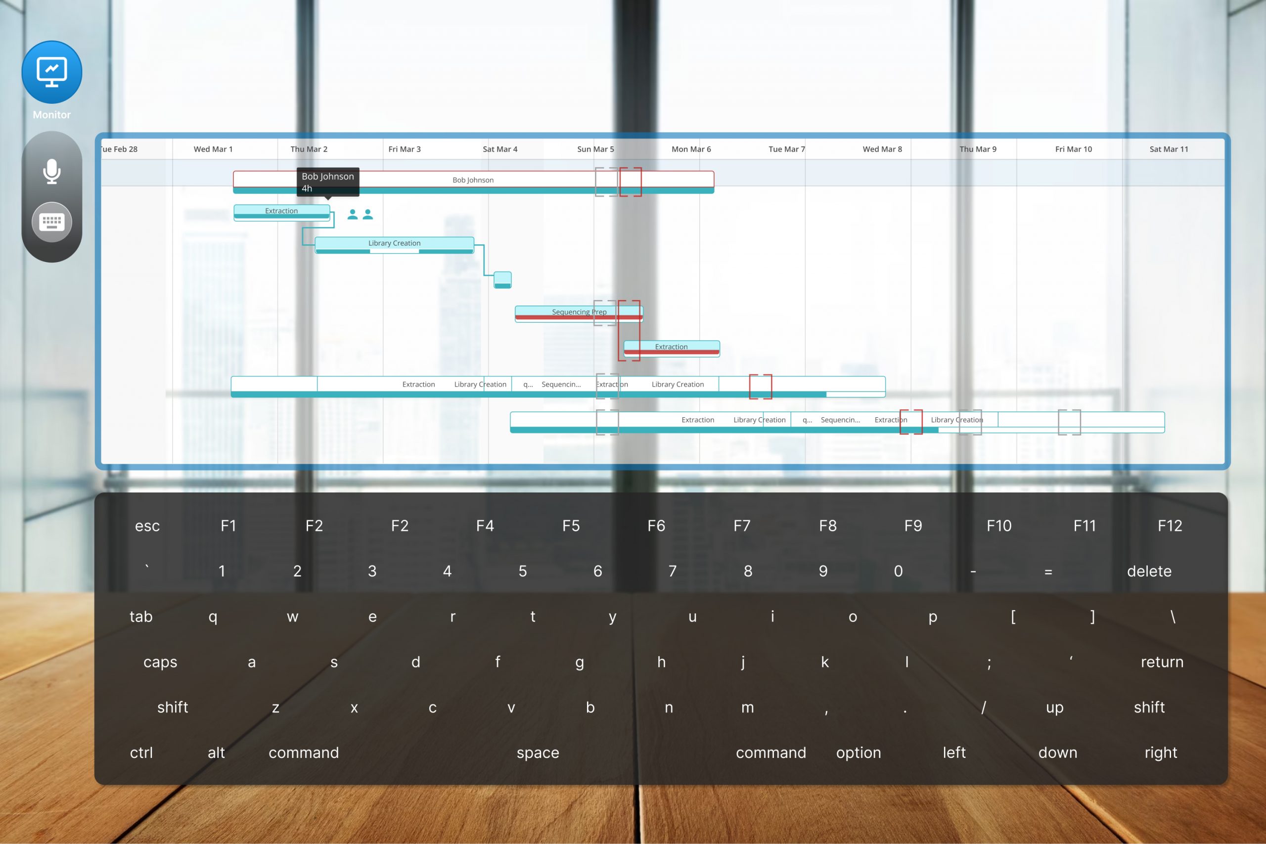 Vision Pro Resource Management from anywhere
